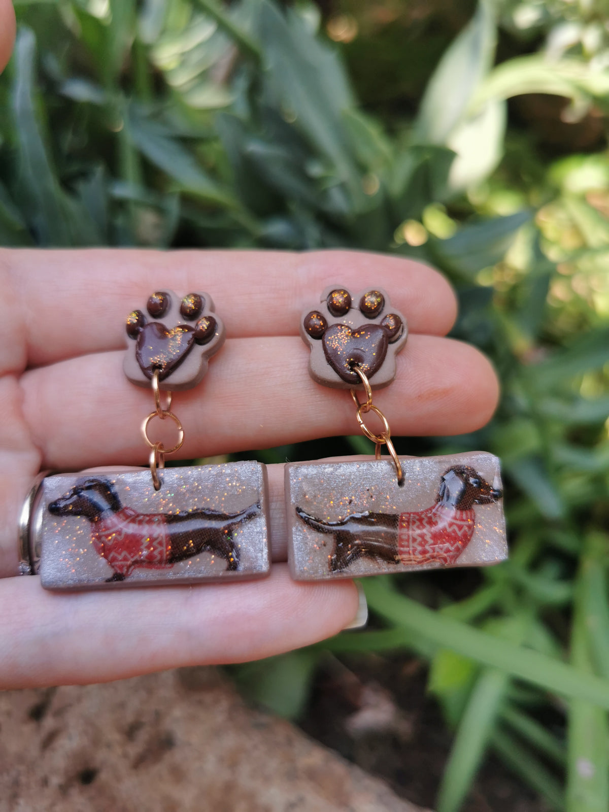 Christmas Doggy Earrings