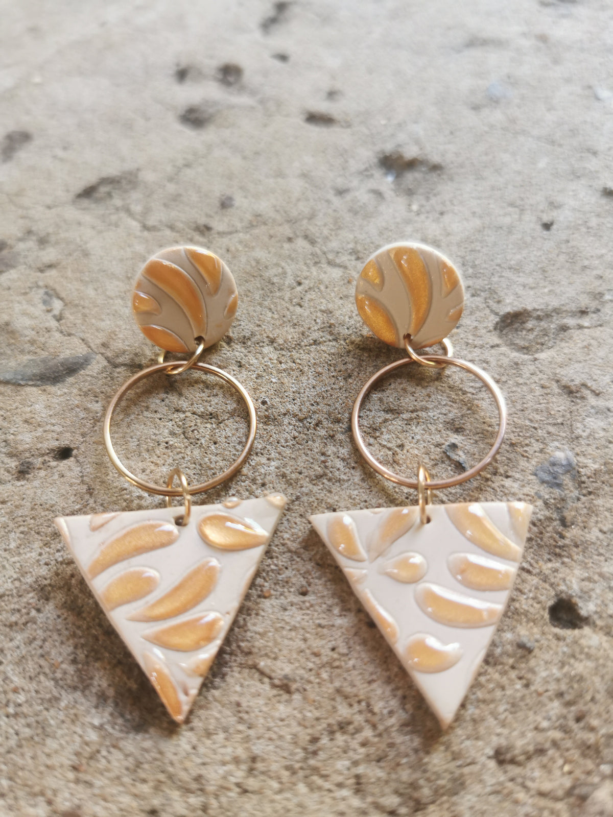 Triangle Drop Earrings